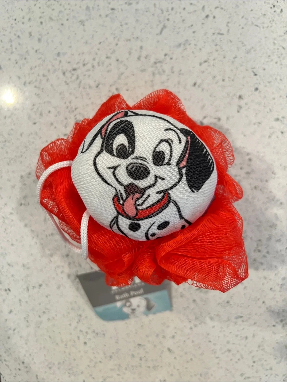 Disney Red Dalmatian Bath Pouf